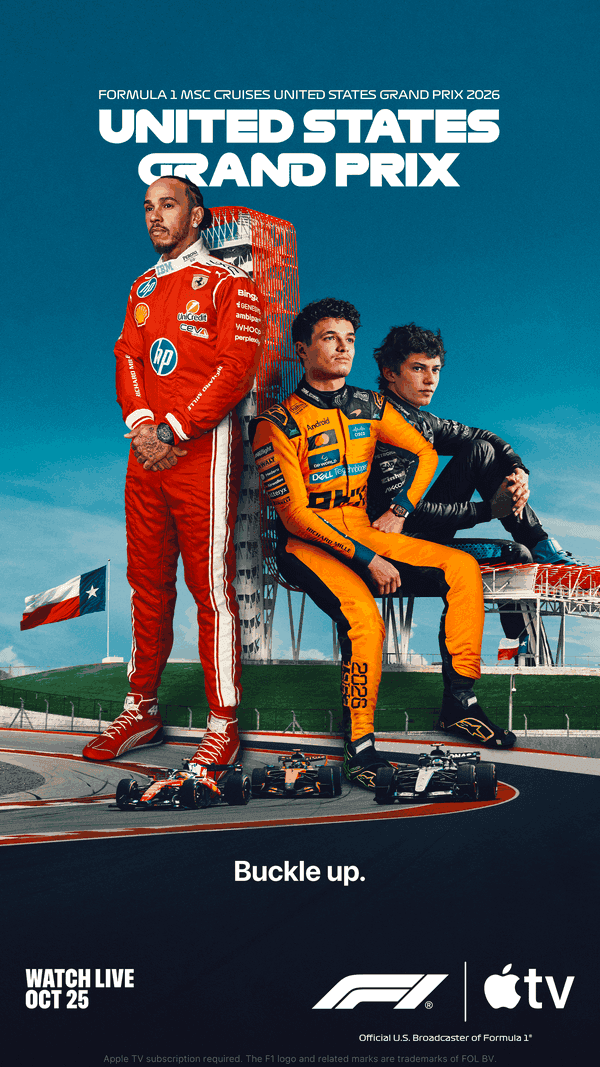 Watch Formula 1 on Apple TV
