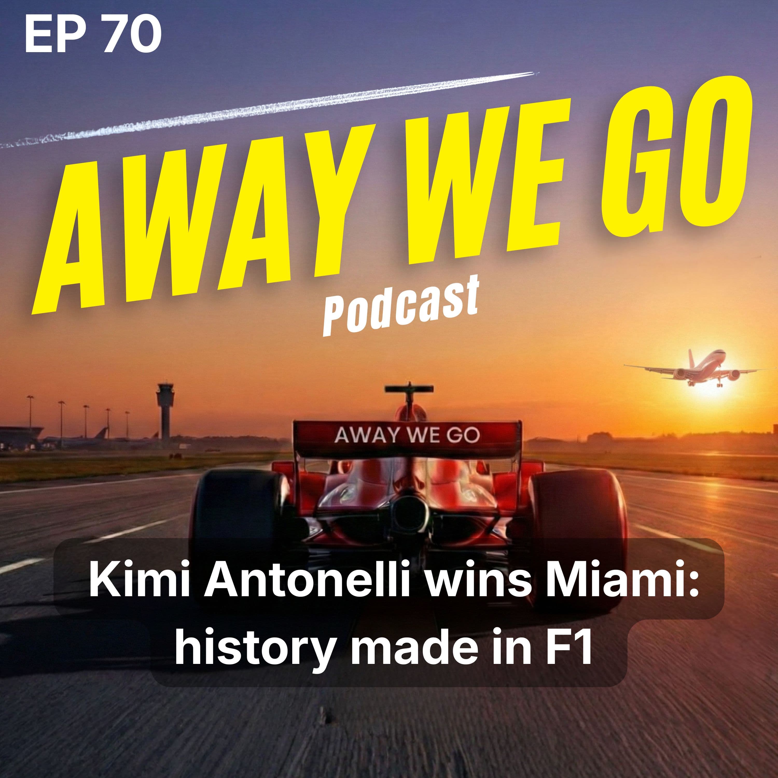 Ep70: Miami F1, Kimi’s pole and win hat trick making history and Ferrari send Ciara into depression
