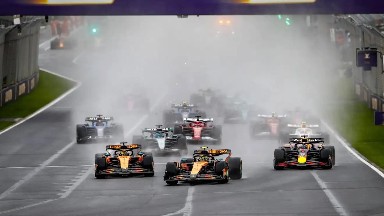 FULL REPORT: Norris Triumphs in Chaotic, Rain-Hit Australian GP Season Opener