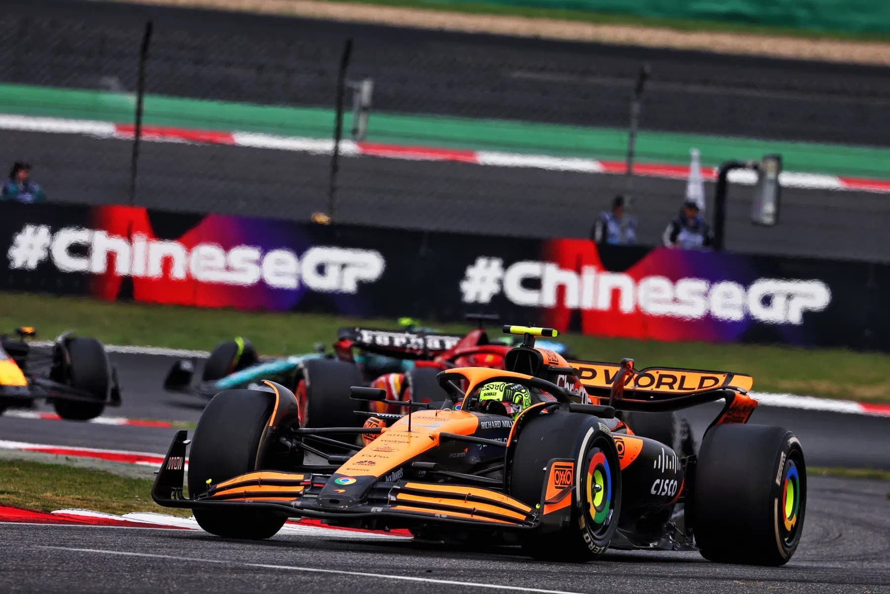 Chinese GP 2025 FP1: Norris leads Leclerc and Piastri in sole practice session