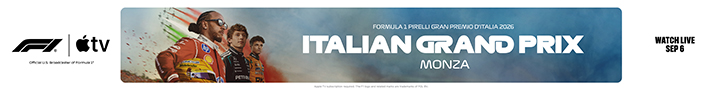Watch the Italian Grand Prix live on Apple TV