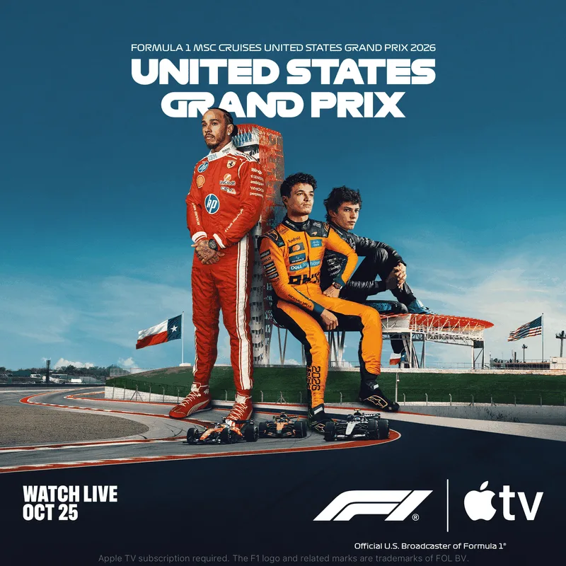 Watch Formula 1 on Apple TV