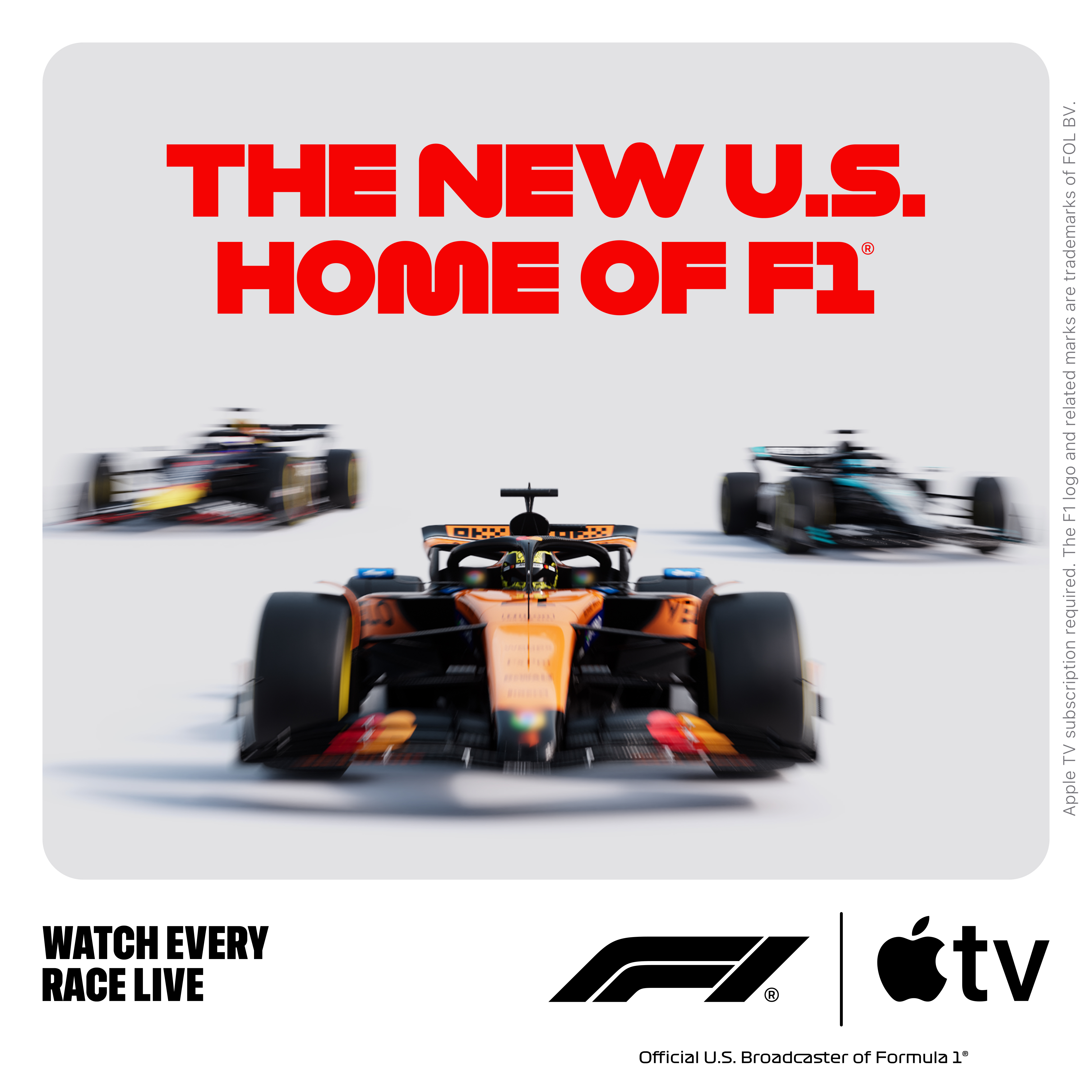 Watch F1 on Apple TV