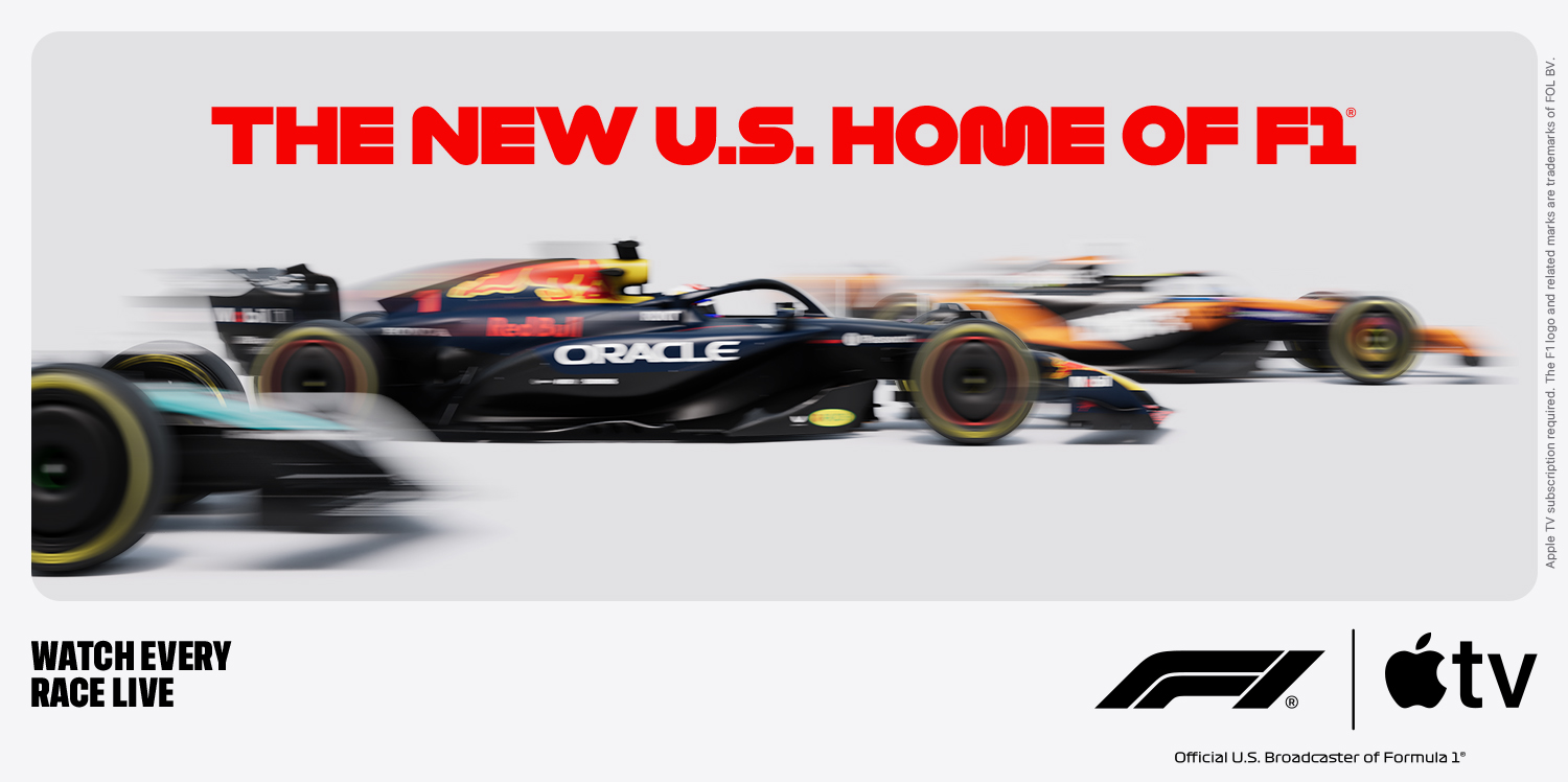 Watch F1 on Apple TV